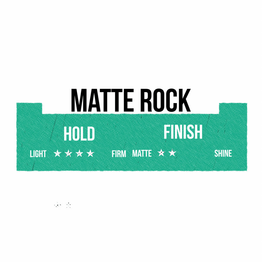 Matte Rock - Medium Hold Matte Wax - 100ML